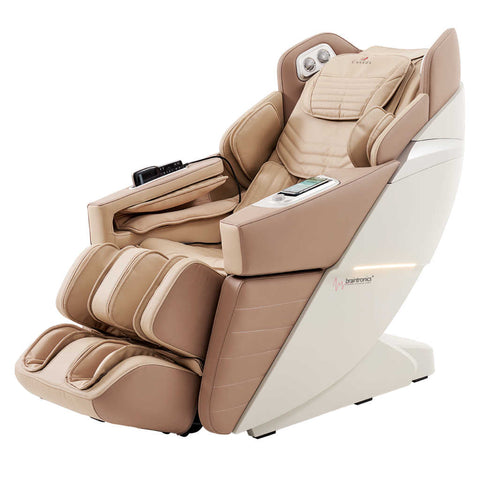 Casada AlphaSonic III Sedia per massaggi Khaki Bianco Sedia per massaggi in ecopelle Mondo