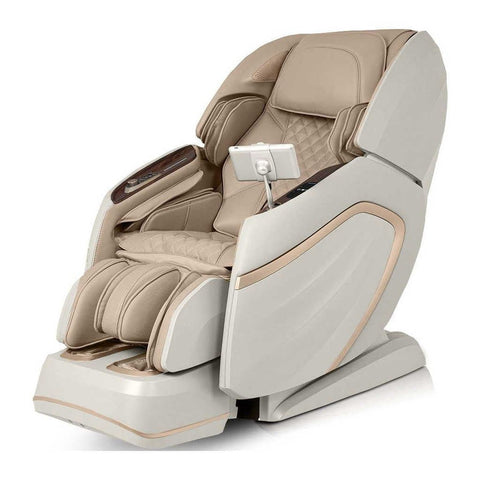 La maestà - Easepal EC-8606-Sedia massaggiante beige-Sedia massaggiante in cuoio artificiale Mondo