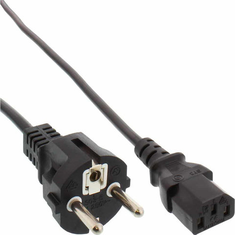 Cavo di rete extra lungo/colorato, contatto di protezione diretto alla spina IEC C13-accessorio-3 metri-nero-sedia-massaggio-mondo