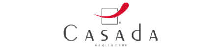 Logo aziendale della poltrona massaggiante CASADA Healthcare