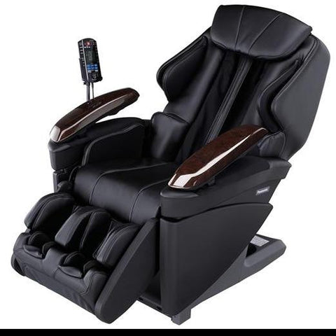 Il potente - Panasonic EP-MA70CX802 Real Pro Hot Stone Massage Chair Black Faux Leather Massage Chair World