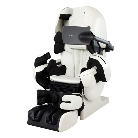 Il Robo - Famiglia Inada Therapina Robo HCP-LPN30000-sedia massaggiante-bianco-pelle artificiale-sedia massaggiante Mondo